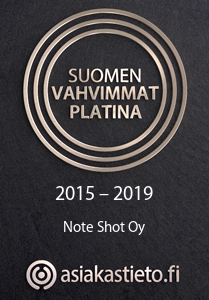 Note Shot Oy on Suomen vahvin ja suosituin kassajärjestelmä toimittaja